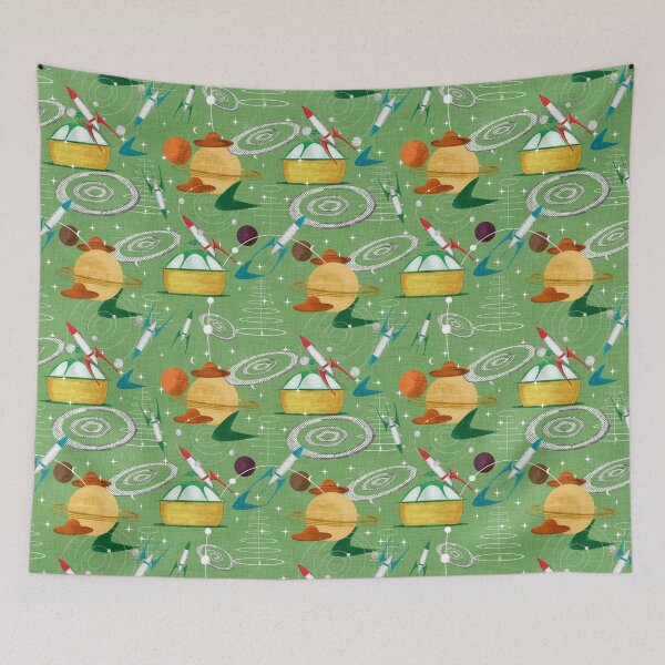 Item preview, Space exploration green designed and sold by susycosta.