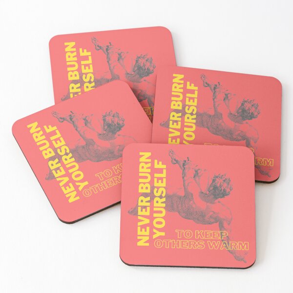 Item preview, Never Burn Yourself To Keep Others Warm, Self Immolation designed and sold by Salva-Shop.