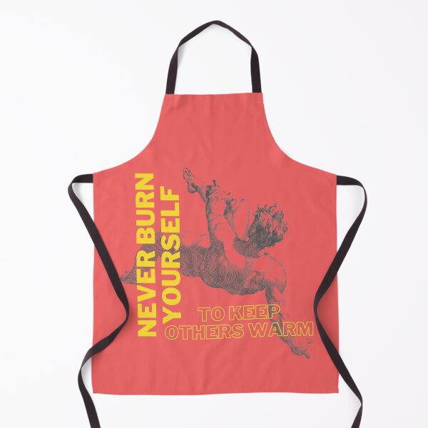 Item preview, Never Burn Yourself To Keep Others Warm, Self Immolation designed and sold by Salva-Shop.