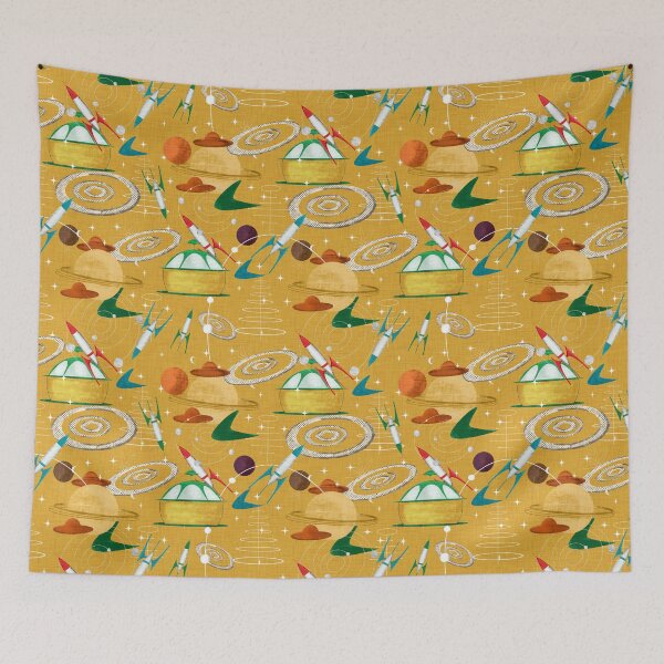 Item preview, Space exploration yellow designed and sold by susycosta.