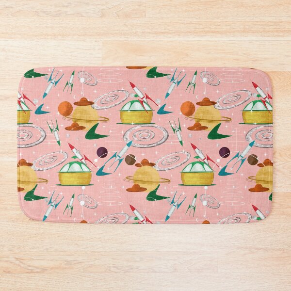 Item preview, Space exploration pink - atomic age space design  designed and sold by susycosta.