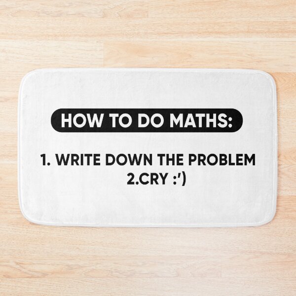 Item preview, how to do maths: 1.write downd the problem 2.cry designed and sold by norland.