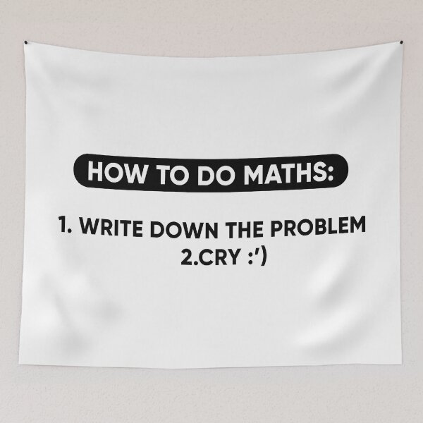 Item preview, how to do maths: 1.write downd the problem 2.cry designed and sold by norland.