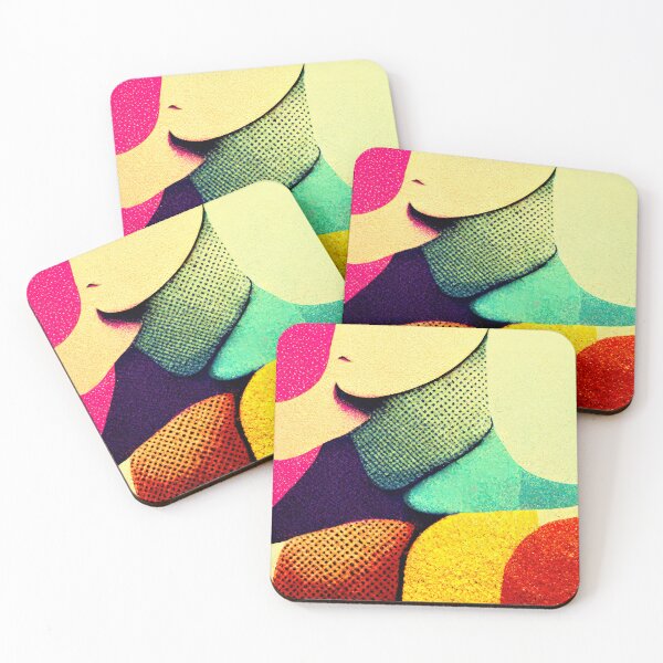 Item preview, Pop Art abstract and colorful graphic designed and sold by artofbelletz.