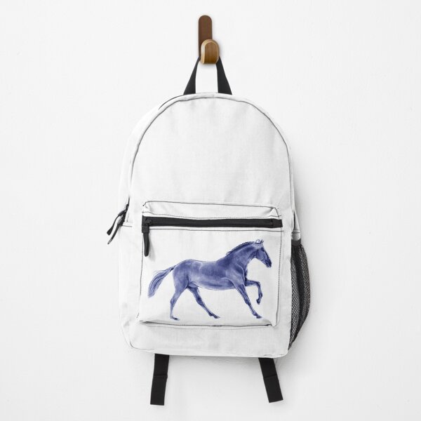 Item preview, Galloping horse 4 - blue colorized version designed and sold by SylvieG18.