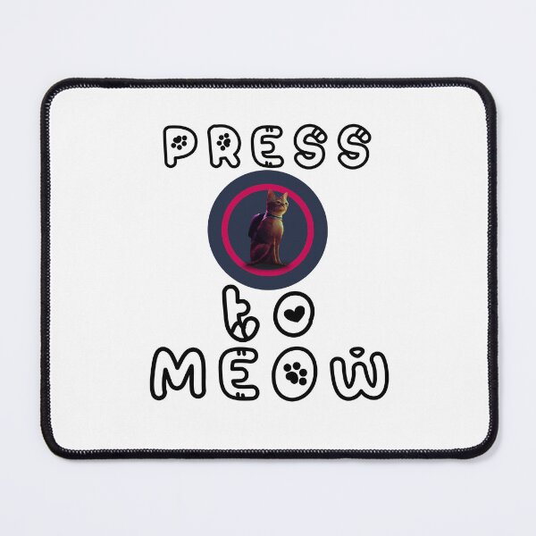 Item preview, Press O To Meow Stray PS5 Cat designed and sold by DeMuthu.