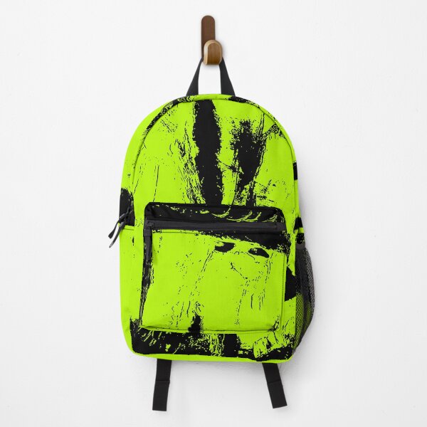 Item preview, Black scratches in a green background, abstract art designed and sold by paulo silveira.