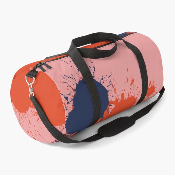 Item preview, Red Blue Paint Splot Pattern designed and sold by headtrackerart.