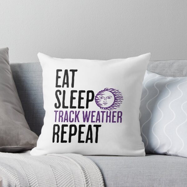 Item preview, Eat Sleep Track Weather Repeat - Meteorologist Humor designed and sold by AlanPhotoArt.