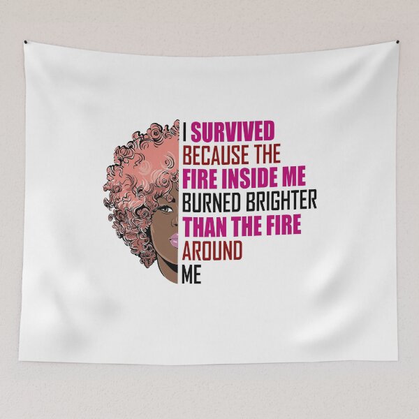 Item preview, the fire inside burned brighter designed and sold by 20sidehustle21.
