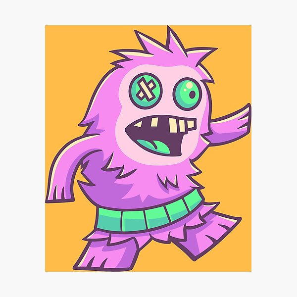 Item preview, Purple Monster with Green Belt designed and sold by Goba Bali Studio.