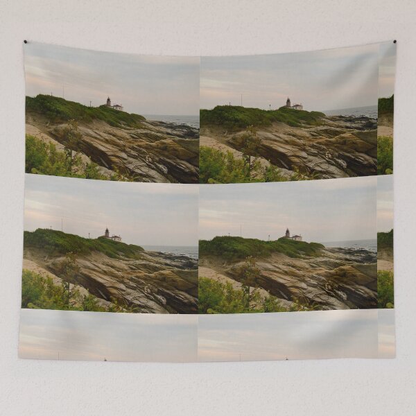 Item preview, Beavertail Lighthouse and Bluffs, Jamestown Rhode Island designed and sold by Jack McCabe.