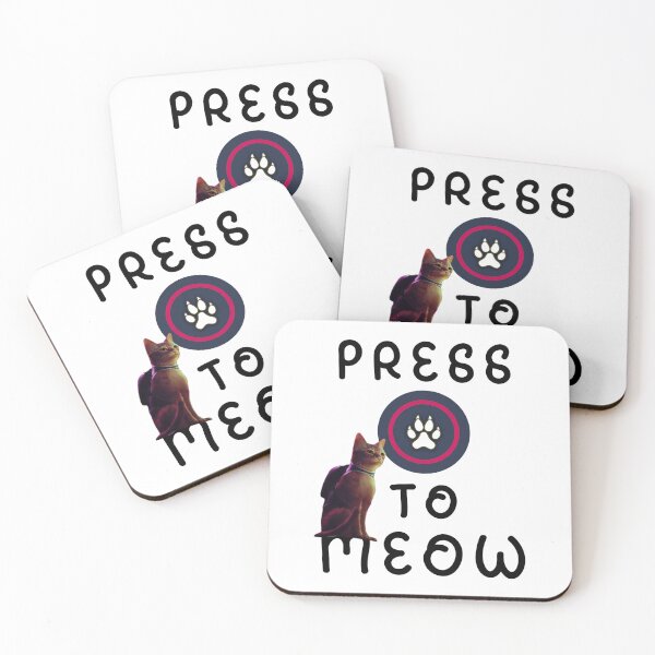Item preview, Press O To Meow designed and sold by DeMuthu.