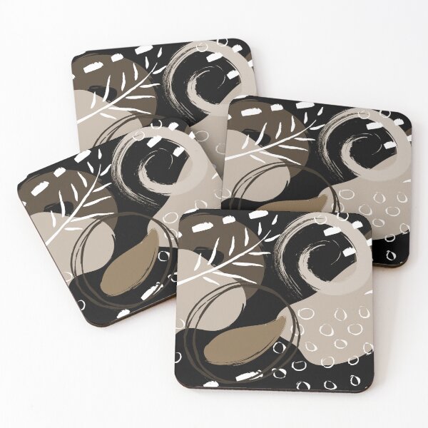 Item preview, Modern Contemporary Abstract Designs In Sepia And Taupe designed and sold by DEC02.