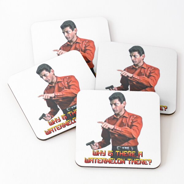 Item preview, BUCKAROO BANZAI - Why is there a watermelon there? designed and sold by Synth Overlord Designs.