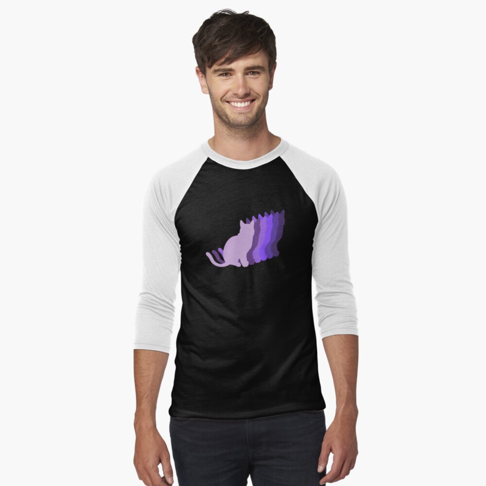 Item preview, Baseball ¾ Sleeve T-Shirt designed and sold by catladyjoy.