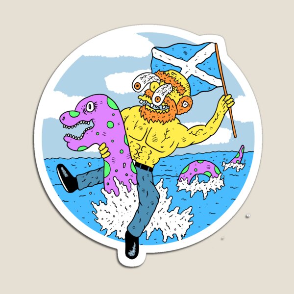Willie & Nessie Magnet