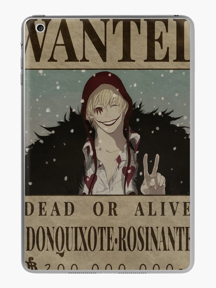 Donquixote Rosinante Wanted One Piece Corazon Bounty Poster | Funda de  Samsung Galaxy