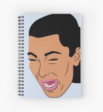 Kim weint Spiralblock