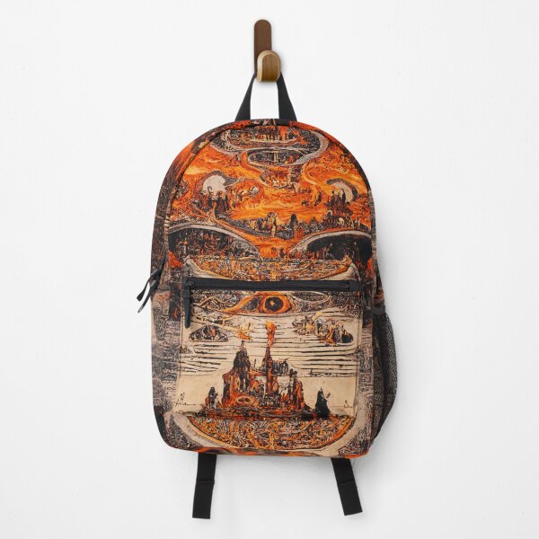 Item preview, Abstract Antique Fantasy Map of Hell designed and sold by MoreMachine.