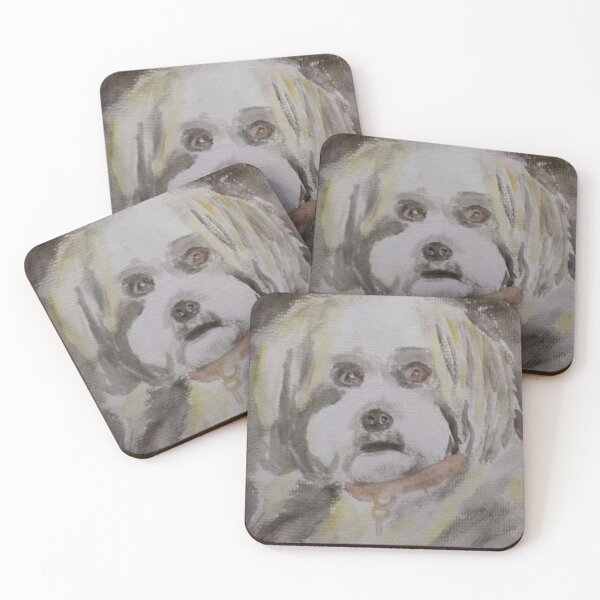 Item preview, Cute dog pet portrait designed and sold by WorldOfWendyArt.