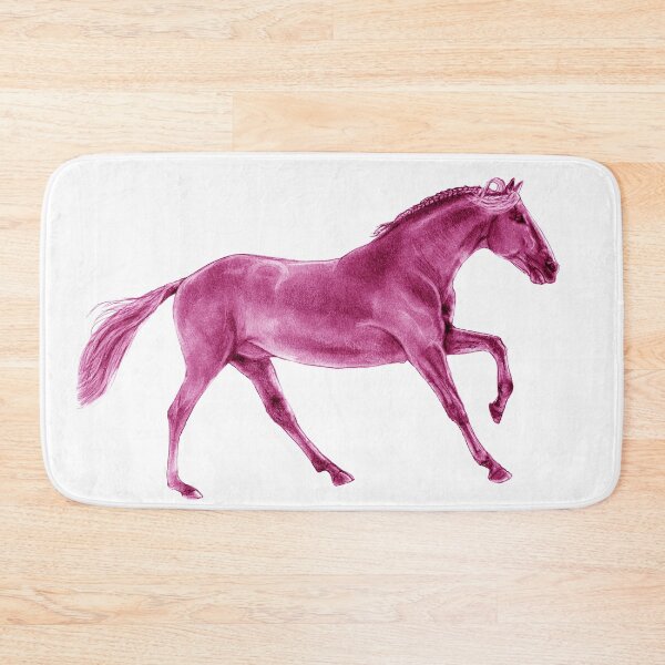 Item preview, Galloping horse 4 - purple-pink colorized version designed and sold by SylvieG18.