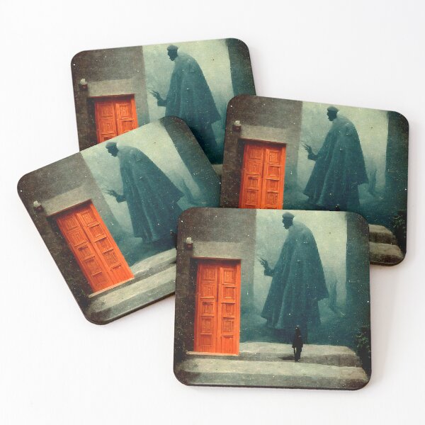 Item preview, The Dark Man at the Door designed and sold by GrottoMoth.