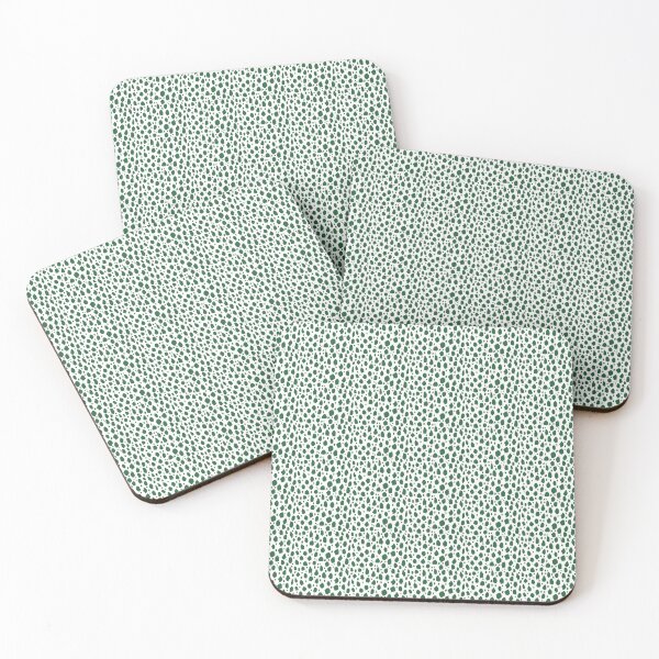 Item preview,  White and Green Spot Dalmatian Pattern  designed and sold by Juliewdesigns.