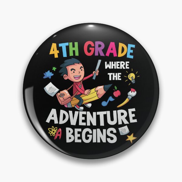 Item preview, Cool Let the 4th Grade Adventure Begin Forth Grade Teacher designed and sold by SAFREN.