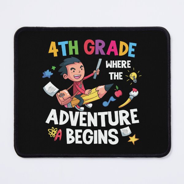 Item preview, Cool Let the 4th Grade Adventure Begin Forth Grade Teacher designed and sold by SAFREN.