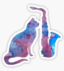 Cat Art Sticker