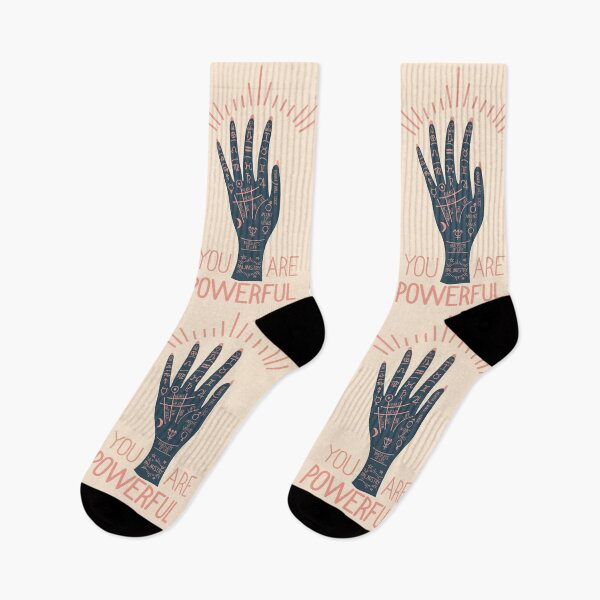 Item preview, You Are Powerful - Motivational / Hand Lettering / Palmistry designed and sold by Carrie Cantwell Art.