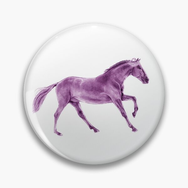 Item preview, Galloping horse 4 - purple colorized version designed and sold by SylvieG18.