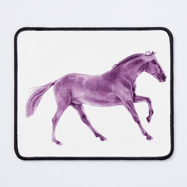 Item preview, Galloping horse 4 - purple colorized version designed and sold by SylvieG18.