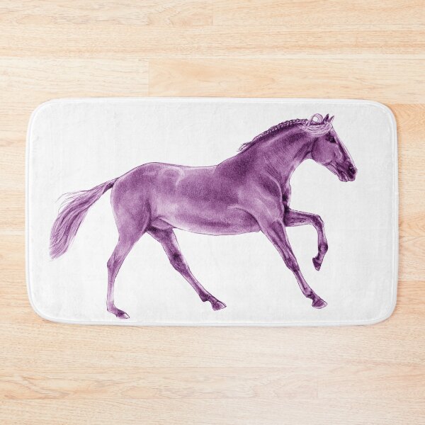 Item preview, Galloping horse 4 - purple colorized version designed and sold by SylvieG18.