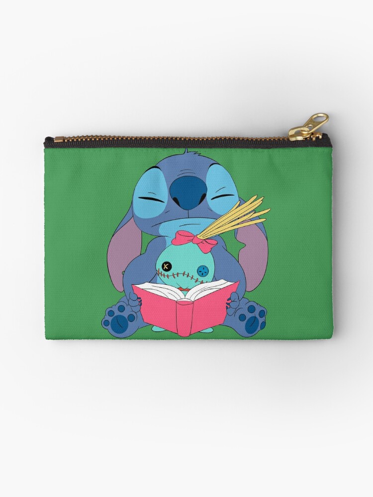 Stitch - Reading a book Sticker for Sale by FalChi