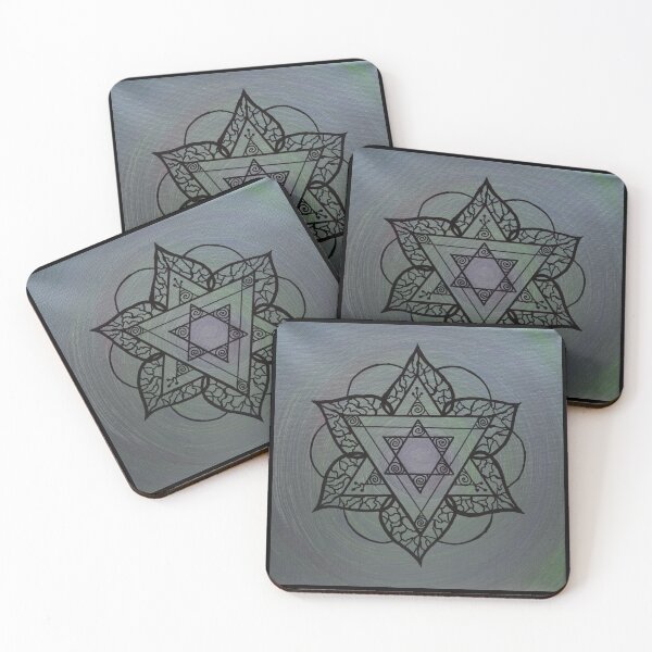 Item preview, UNWIND, PLAY, GROW MANDALA ~ SACRED GEOMETRY FOR THE SOUL~ BLUE, PURPLE, GREEN designed and sold by Ann Chatfield.