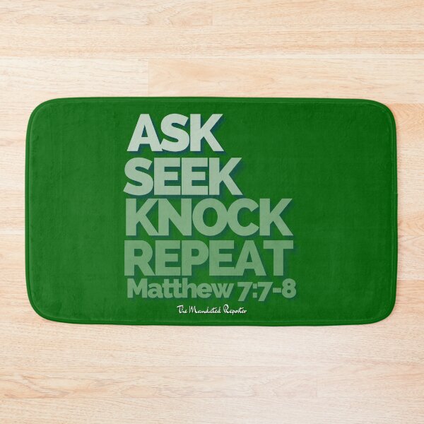 Item preview, Ask Seek, Knock Repeat - Emerald designed and sold by TheReporter1.
