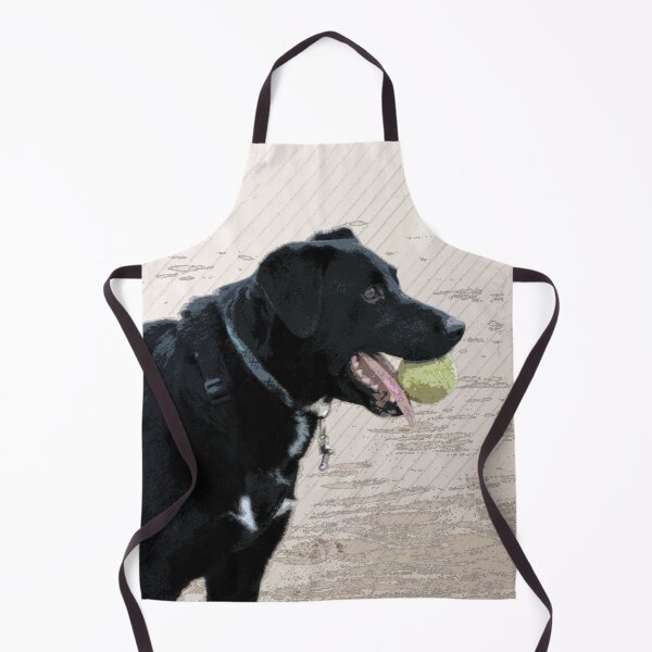 Artikelvorschau, Schwarzer Labrador mit Tennisball entworfen und verkauft von Jan Palmer.