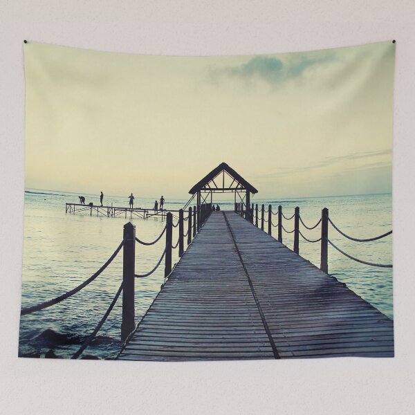 Item preview, Indian ocean sunset jetty designed and sold by Life Images by Jill .