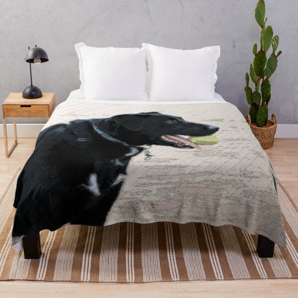 Artikelvorschau, Schwarzer Labrador mit Tennisball entworfen und verkauft von Jan Palmer.