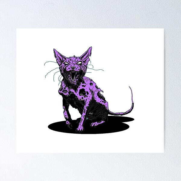 Zom Cat, Zombie Kittens Poster for Sale by sandpiperstudio