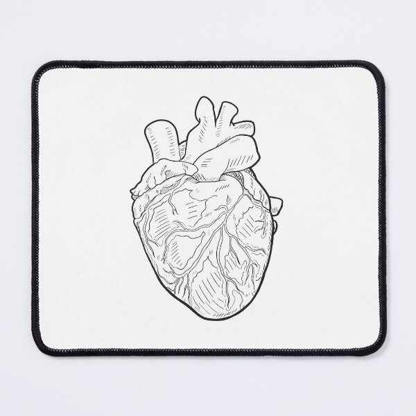 Artikelvorschau, Line Art Herz | Anatomisches menschliches Herz | Minimalistische Anatomie entworfen und verkauft von Karli Mogen.