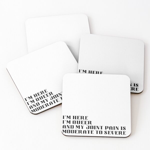 Item preview, Bold Here, Queer, And Joint Pain is Severe designed and sold by Pink Ribbon.