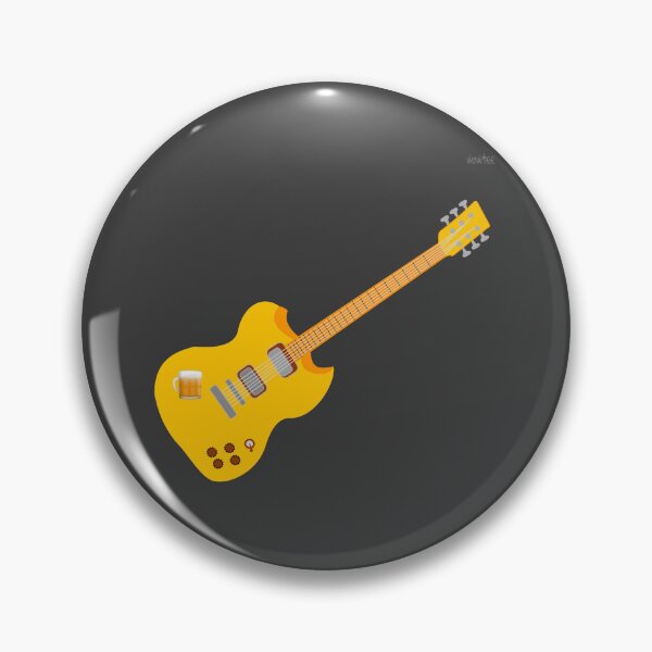 Item preview, Golden lead/rhythm guitar designed and sold by wowitsmytshirt.
