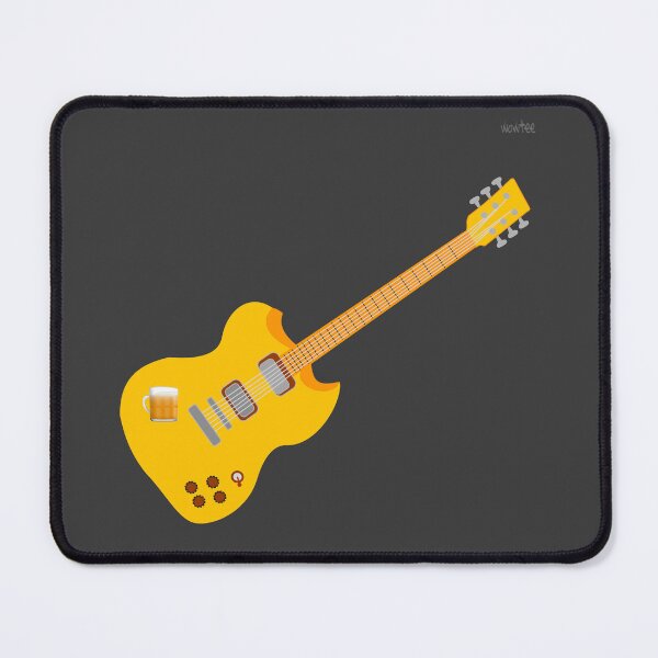 Item preview, Golden lead/rhythm guitar designed and sold by wowitsmytshirt.
