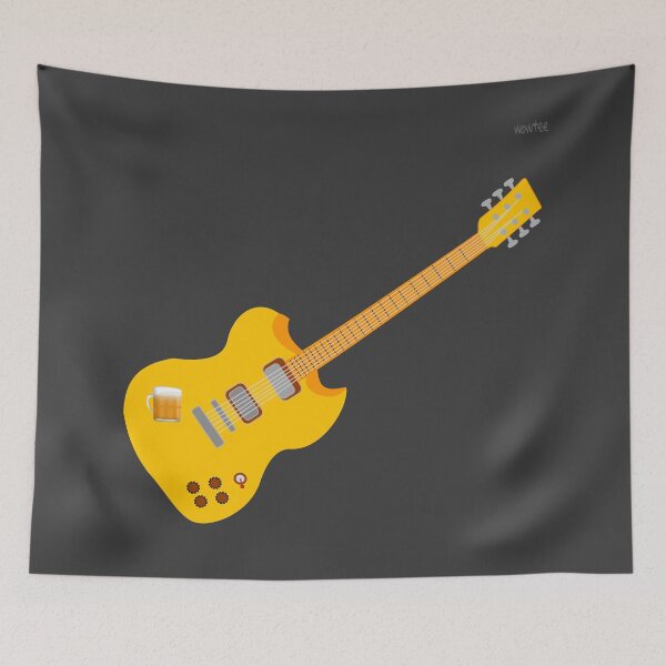 Item preview, Golden lead/rhythm guitar designed and sold by wowitsmytshirt.
