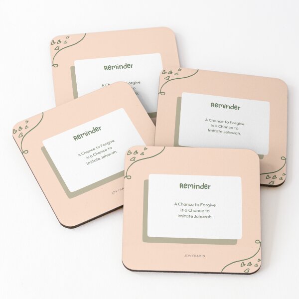Item preview, Reminder - A chance to forgive is a chance to imitate Jehovah designed and sold by Jovyharts.
