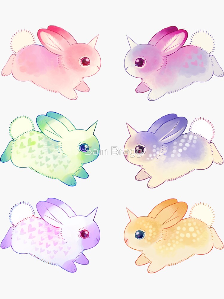 Bunnicorns by sammin-art