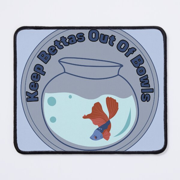 Item preview, Keep Bettas Out Of Bowls Fishbowl Badge designed and sold by Pink Ribbon.